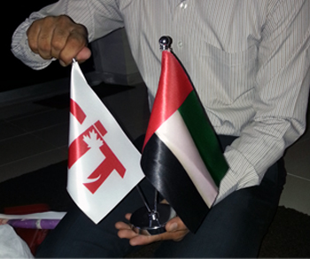 Table Top Flag in Dubai